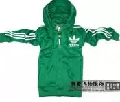 adidas 2019U vestes hommes femmes sport star pas cher vert blanc